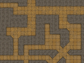 Dungeon Sample using all 60 tile patterns