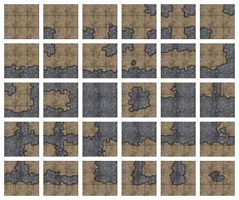Caverns Master Set Tile Array