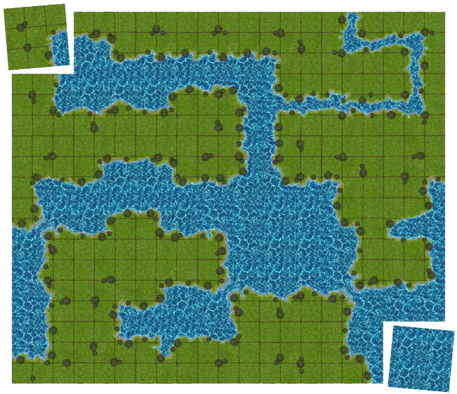 Sample Water Layout Using Master and Expansion Sets